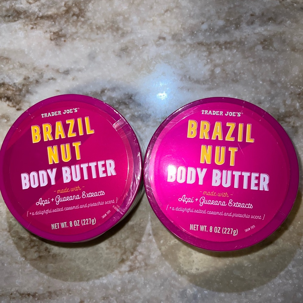 NEW Trader Joe's Brazil Nut Body Butter DUO